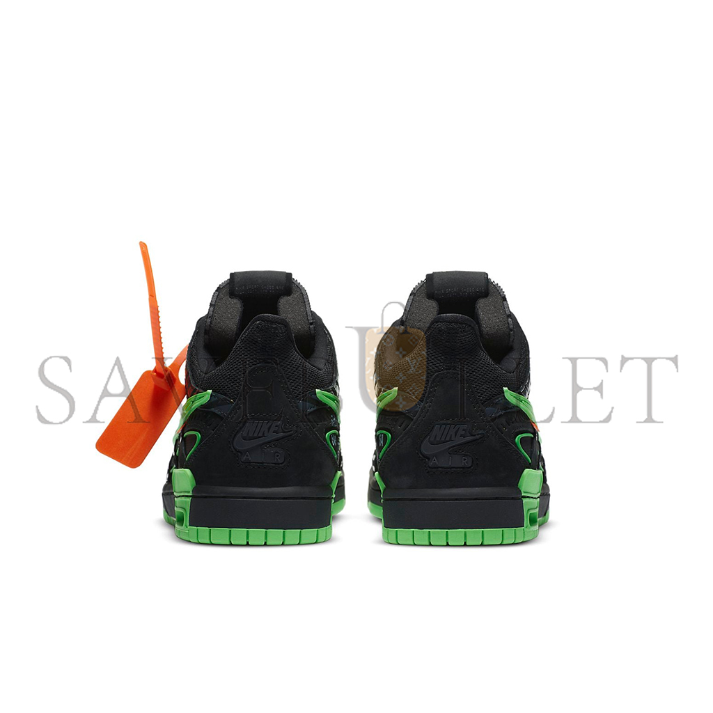 NIKE OFF-WHITE X NIKE AIR RUBBER DUNK “GREEN STRIKE” CU6015-001